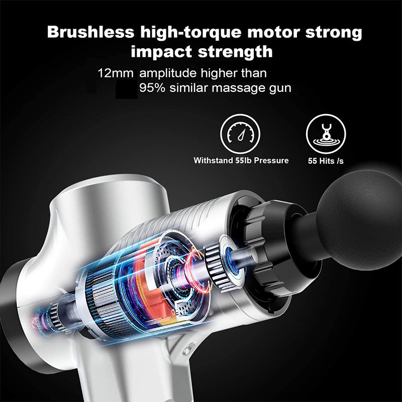 Professional Heating Massage gun 10 mm amplitude 30 KG Force
