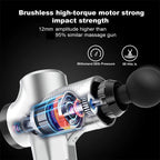 Professional Heating Massage gun 10 mm amplitude 30 KG Force