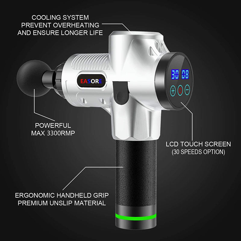 Professional Heating Massage gun 10 mm amplitude 30 KG Force