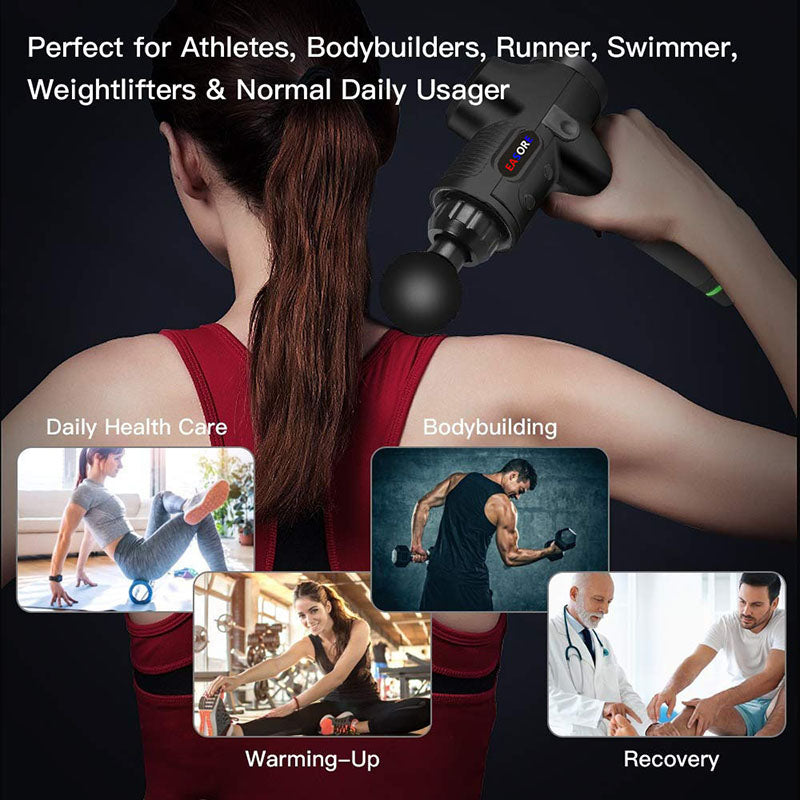 Professional Heating Massage gun 10 mm amplitude 30 KG Force