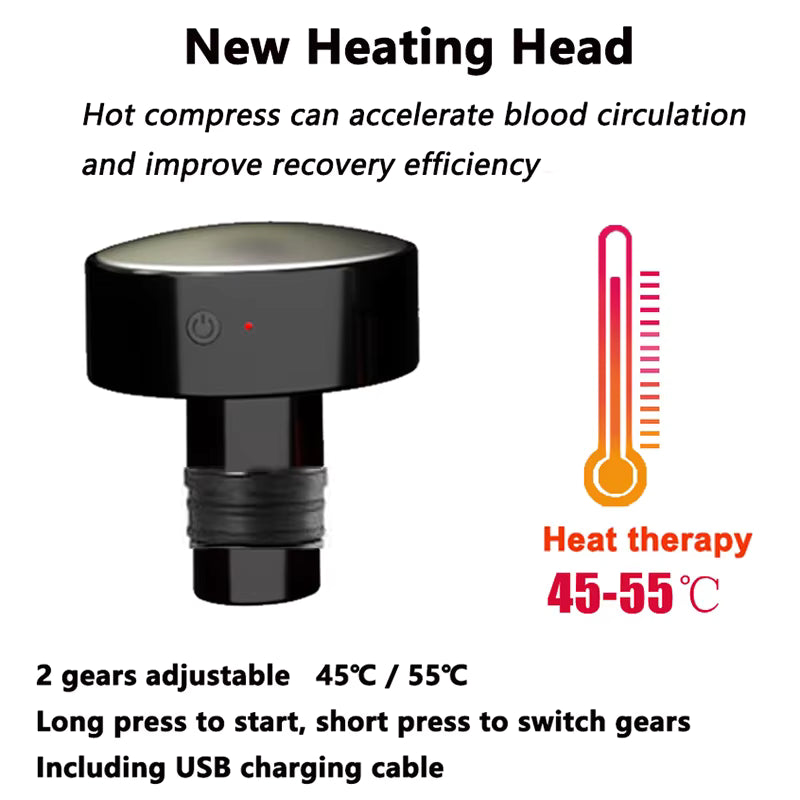 Professional Heating Massage gun 10 mm amplitude 30 KG Force